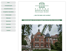 Tablet Screenshot of finanz-spezialisten.de